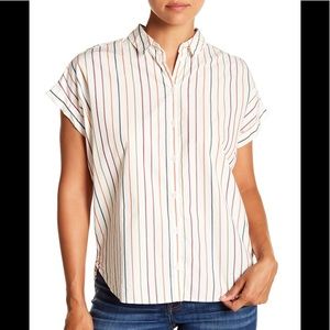 Madewell
Central Sadie Multi-Stripe Shirt Sz M